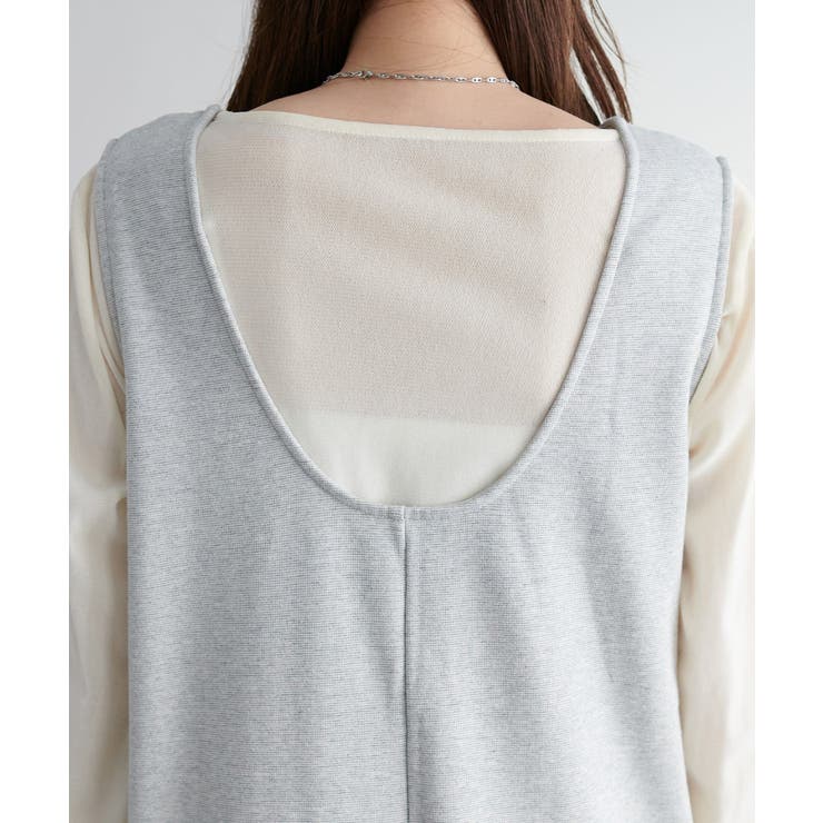 【Discoat】前後2WAY裏毛サロペット | PAL GROUP OUTLET | 詳細画像30 