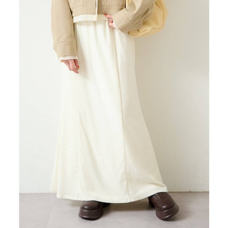 IVO | 【Kastane】シアーベロアフレアスカート | PAL GROUP OUTLET