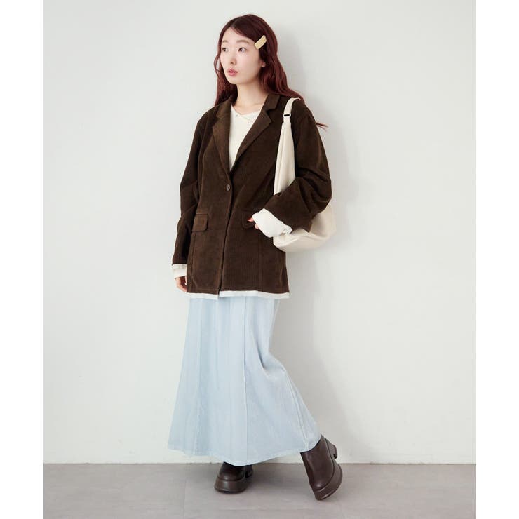 【Kastane】シアーベロアフレアスカート | PAL GROUP OUTLET | 詳細画像11 