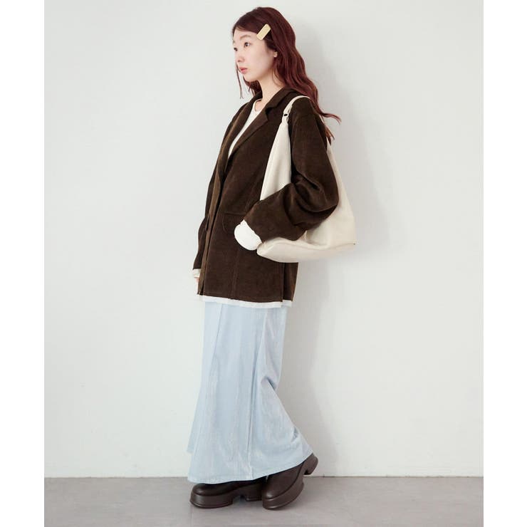 【Kastane】シアーベロアフレアスカート | PAL GROUP OUTLET | 詳細画像12 