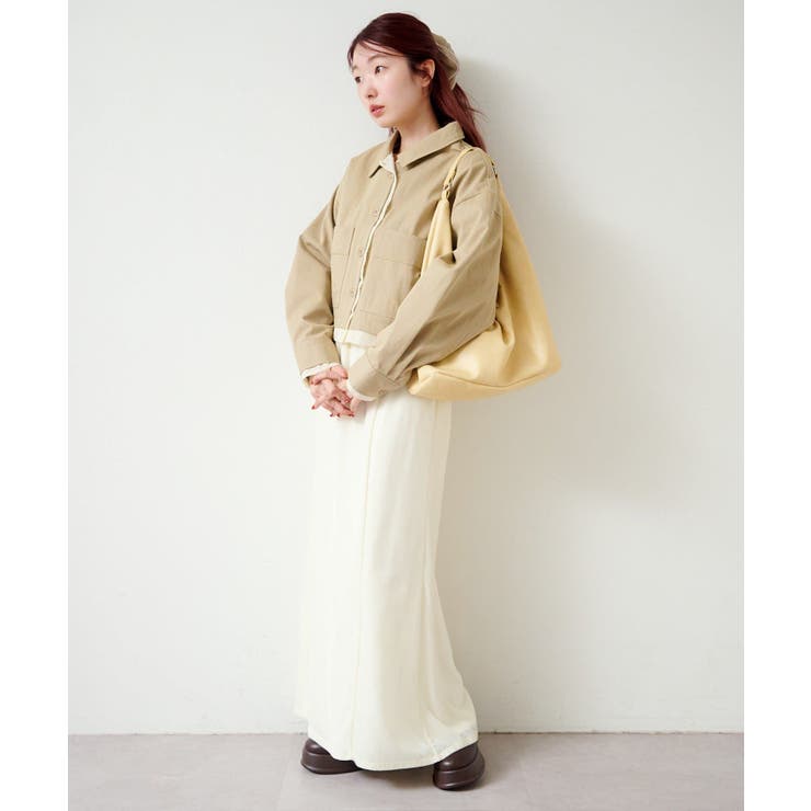 【Kastane】シアーベロアフレアスカート | PAL GROUP OUTLET | 詳細画像3 