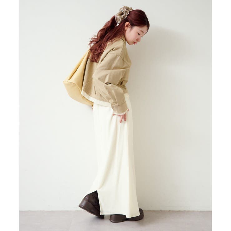 【Kastane】シアーベロアフレアスカート | PAL GROUP OUTLET | 詳細画像4 