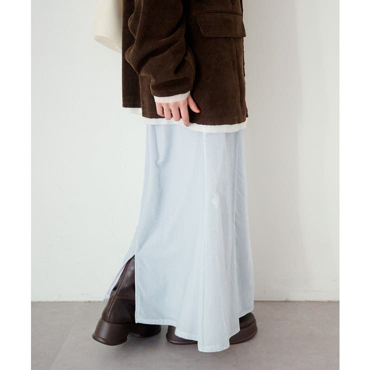 【Kastane】シアーベロアフレアスカート | PAL GROUP OUTLET | 詳細画像8 