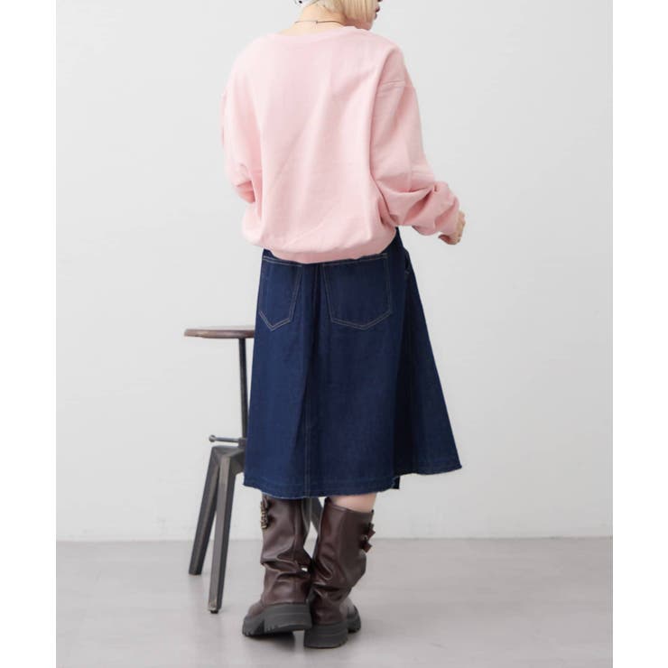 【w closet】デニムミディスカート | PAL GROUP OUTLET | 詳細画像9 