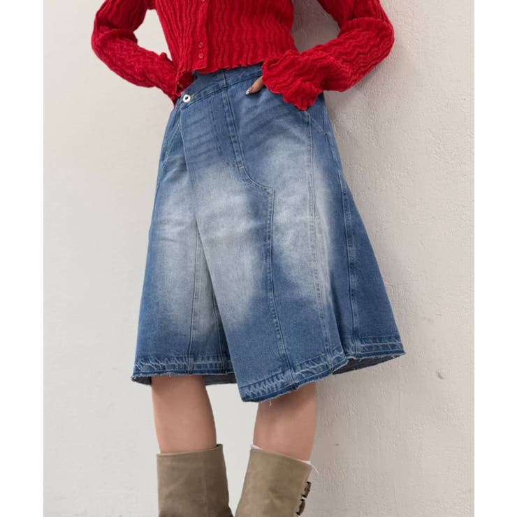 【w closet】デニムミディスカート | PAL GROUP OUTLET | 詳細画像11 