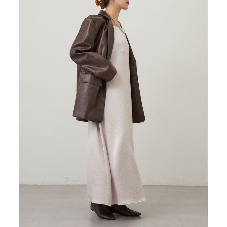 【SHENERY】サテンキャミワンピース | PAL GROUP OUTLET | 詳細画像3 