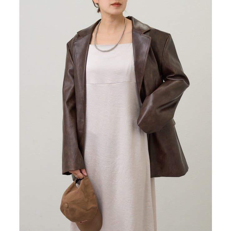 【SHENERY】サテンキャミワンピース | PAL GROUP OUTLET | 詳細画像8 