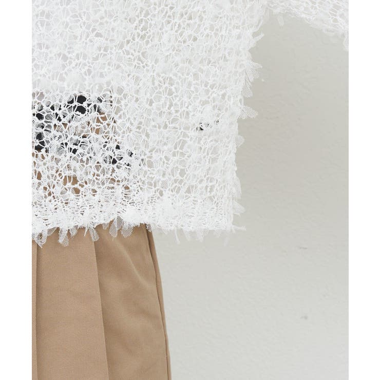 【SHENERY】チュールヤーンネップカーディガン | PAL GROUP OUTLET | 詳細画像19 