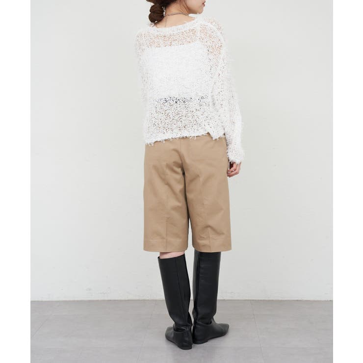 【SHENERY】チュールヤーンネップカーディガン | PAL GROUP OUTLET | 詳細画像5 