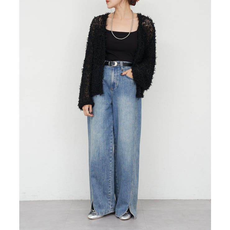 【SHENERY】チュールヤーンネップカーディガン | PAL GROUP OUTLET | 詳細画像21 