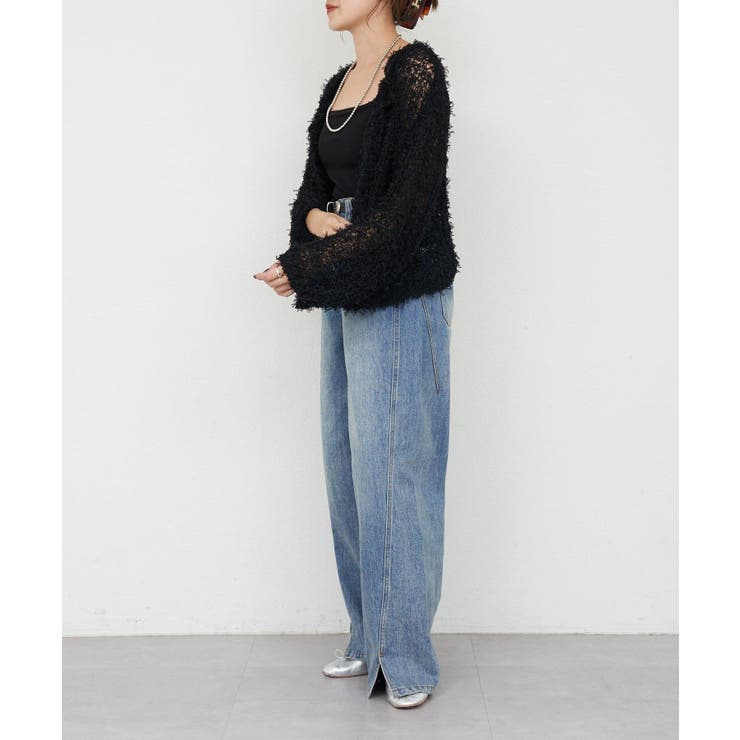 【SHENERY】チュールヤーンネップカーディガン | PAL GROUP OUTLET | 詳細画像22 