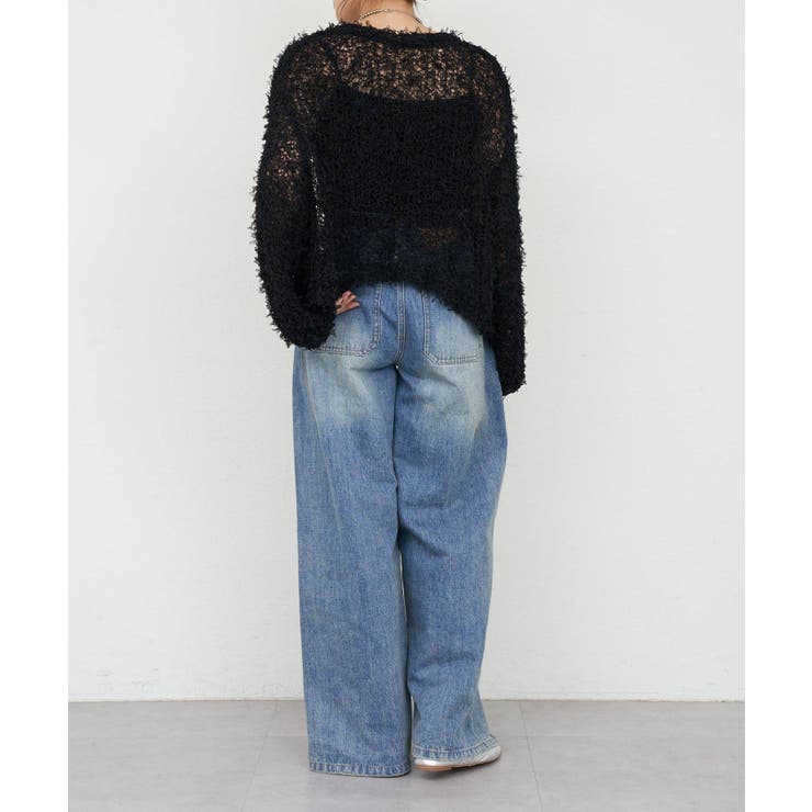 【SHENERY】チュールヤーンネップカーディガン | PAL GROUP OUTLET | 詳細画像23 