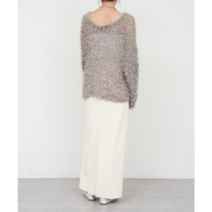 【SHENERY】チュールヤーンネップカーディガン | PAL GROUP OUTLET | 詳細画像34 