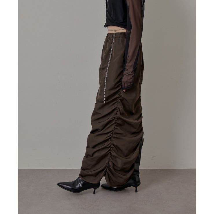 【mline】[mline]ギャザーカーゴスカート | PAL GROUP OUTLET | 詳細画像5 