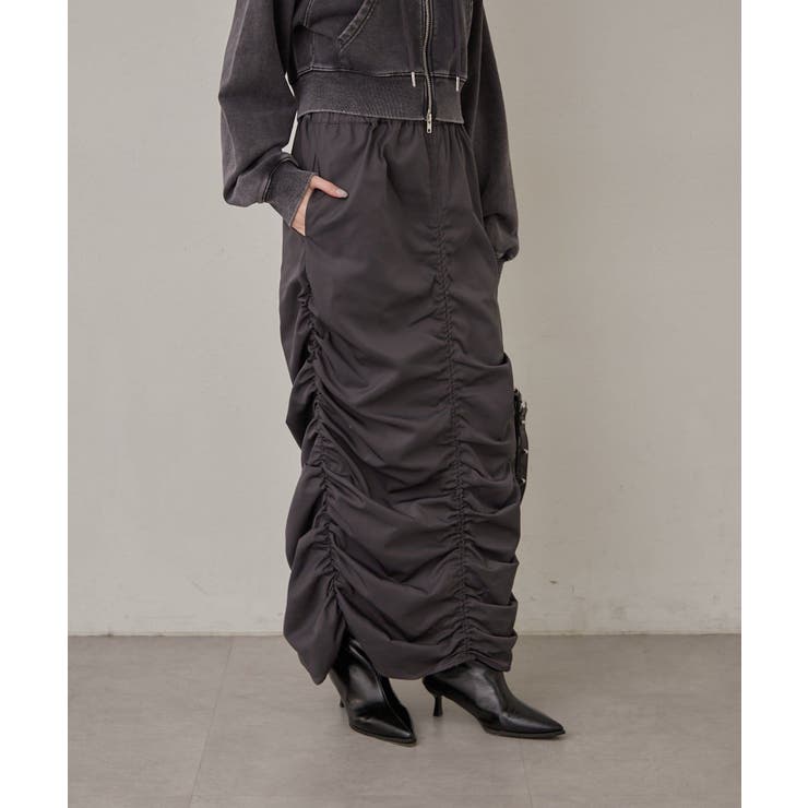 【mline】[mline]ギャザーカーゴスカート | PAL GROUP OUTLET | 詳細画像17 