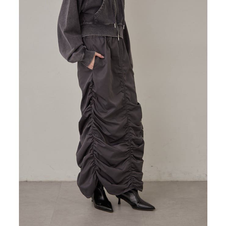 【mline】[mline]ギャザーカーゴスカート | PAL GROUP OUTLET | 詳細画像18 