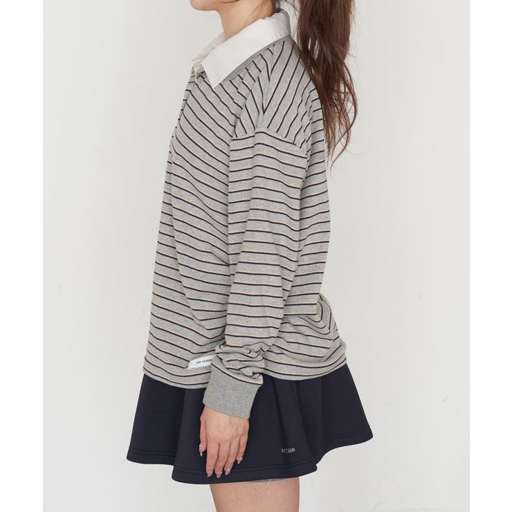 【RAY CASSIN】ボーダーポロT | PAL GROUP OUTLET | 詳細画像10 