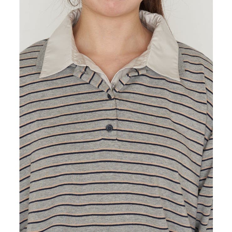 【RAY CASSIN】ボーダーポロT | PAL GROUP OUTLET | 詳細画像11 