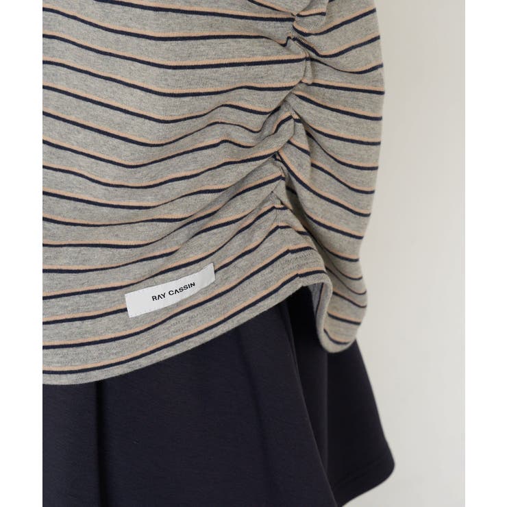 【RAY CASSIN】ボーダーポロT | PAL GROUP OUTLET | 詳細画像13 