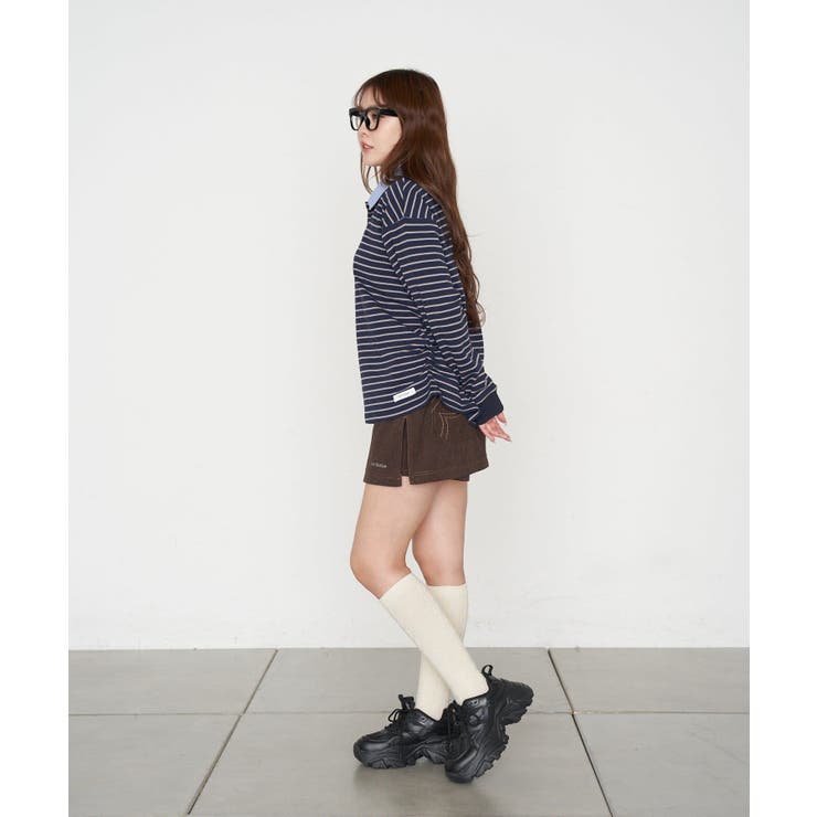 【RAY CASSIN】ボーダーポロT | PAL GROUP OUTLET | 詳細画像34 