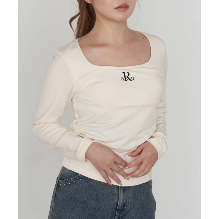 【RAY CASSIN】ロゴ刺?カップ付UネックロンT | PAL GROUP OUTLET | 詳細画像9 