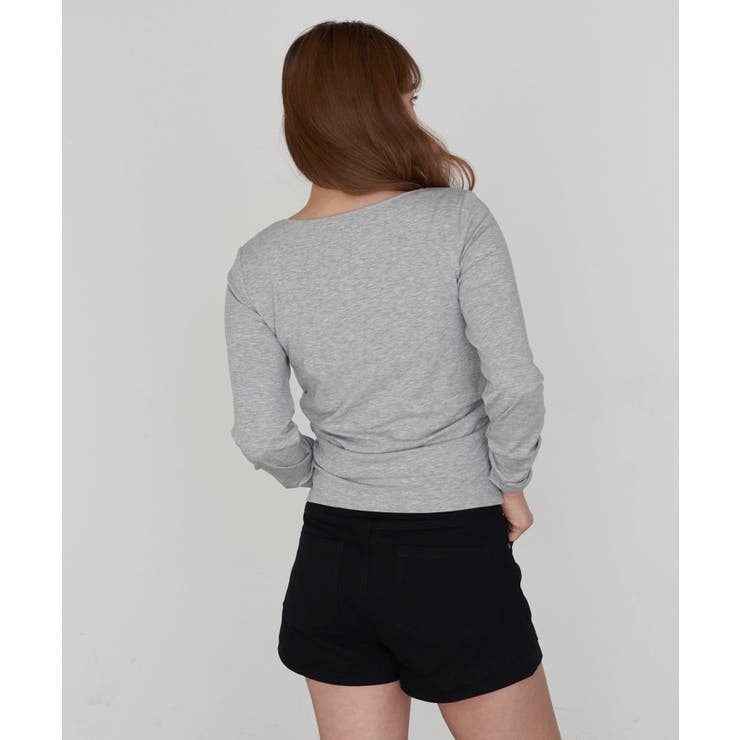 【RAY CASSIN】ロゴ刺?カップ付UネックロンT | PAL GROUP OUTLET | 詳細画像13 