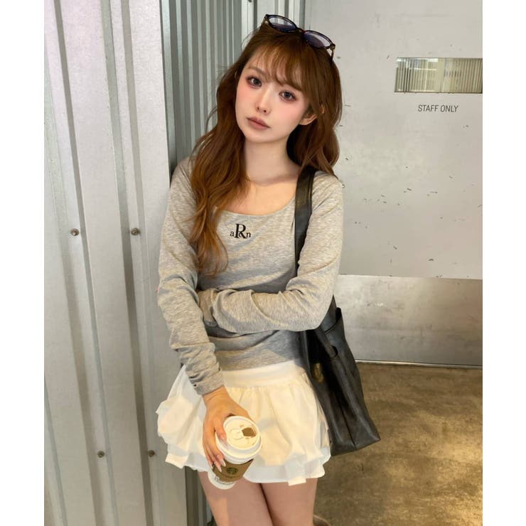 【RAY CASSIN】ロゴ刺?カップ付UネックロンT | PAL GROUP OUTLET | 詳細画像18 