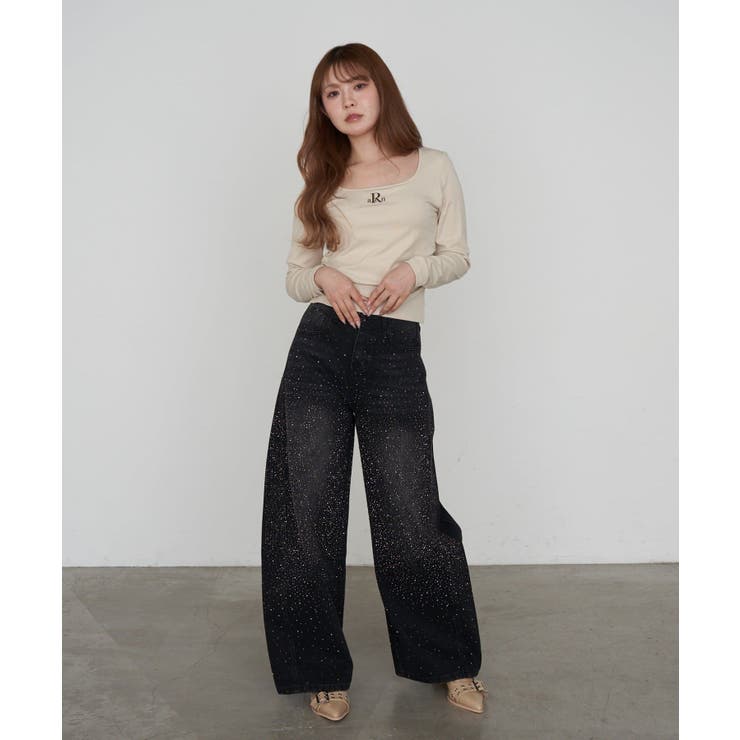 【RAY CASSIN】ロゴ刺?カップ付UネックロンT | PAL GROUP OUTLET | 詳細画像25 