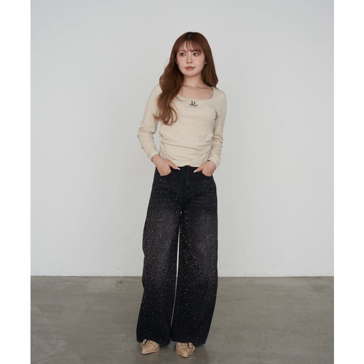 【RAY CASSIN】ロゴ刺?カップ付UネックロンT | PAL GROUP OUTLET | 詳細画像26 