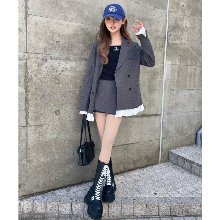 【RAY CASSIN】ロゴ刺?カップ付UネックロンT | PAL GROUP OUTLET | 詳細画像44 