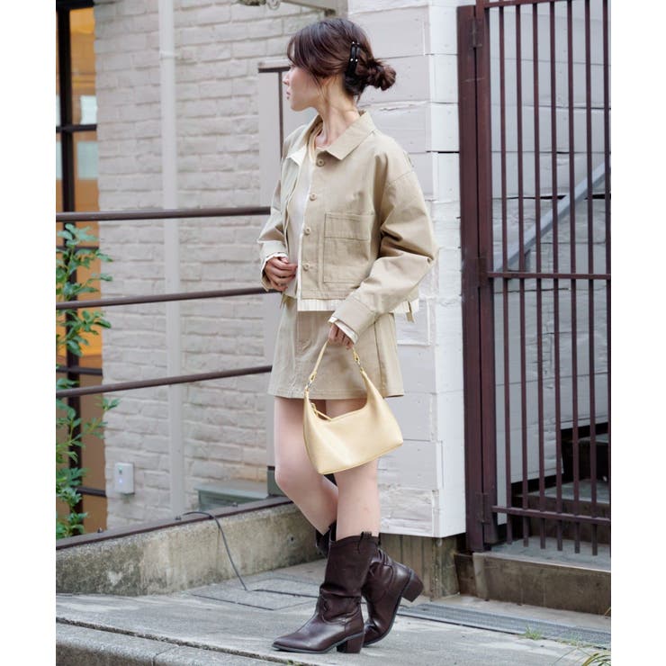 【Kastane】レイヤードショートシャツジャケット | PAL GROUP OUTLET | 詳細画像8 