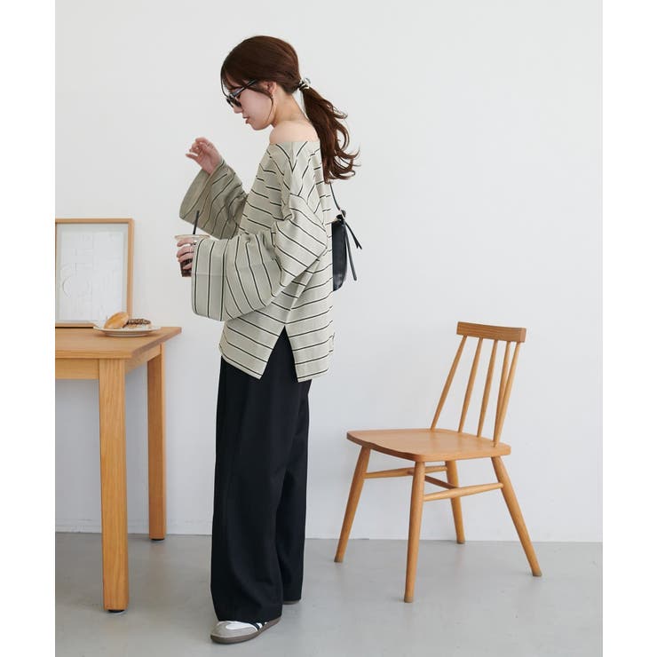 【Discoat】2WAYワンショルボーダープルオーバー | PAL GROUP OUTLET | 詳細画像9 