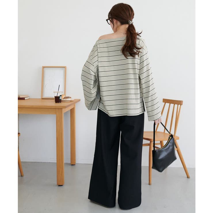 【Discoat】2WAYワンショルボーダープルオーバー | PAL GROUP OUTLET | 詳細画像10 