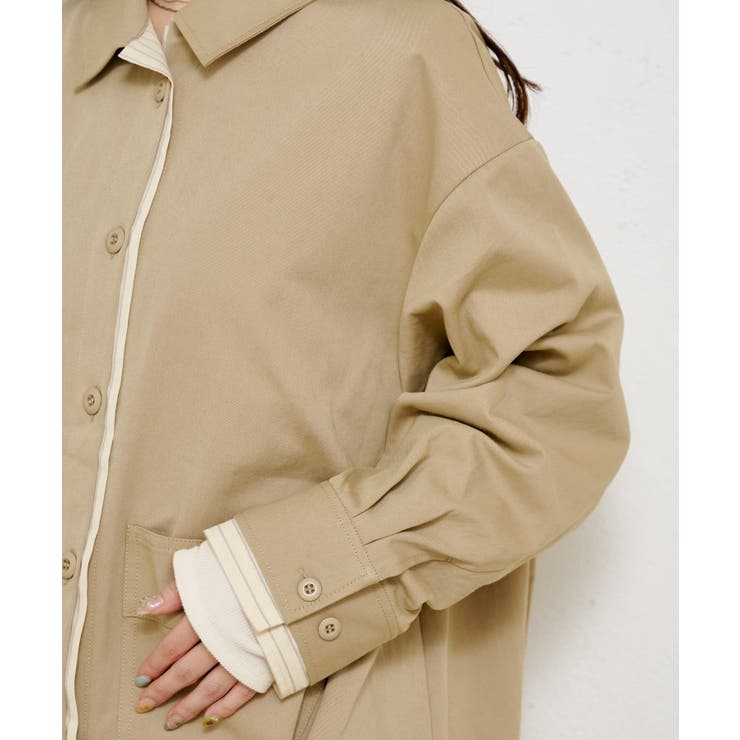 【Kastane】レイヤードミドルシャツジャケット | PAL GROUP OUTLET | 詳細画像28 