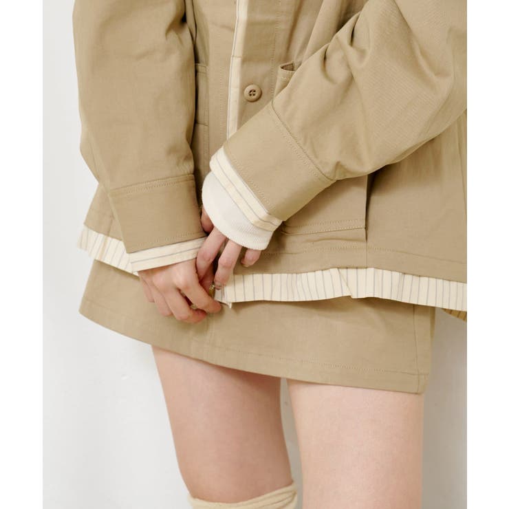 【Kastane】レイヤードミドルシャツジャケット | PAL GROUP OUTLET | 詳細画像31 