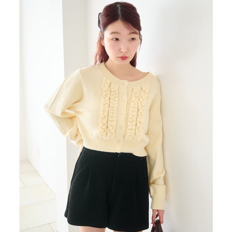 【Kastane】フリルチビニットカーディガン | PAL GROUP OUTLET | 詳細画像12 