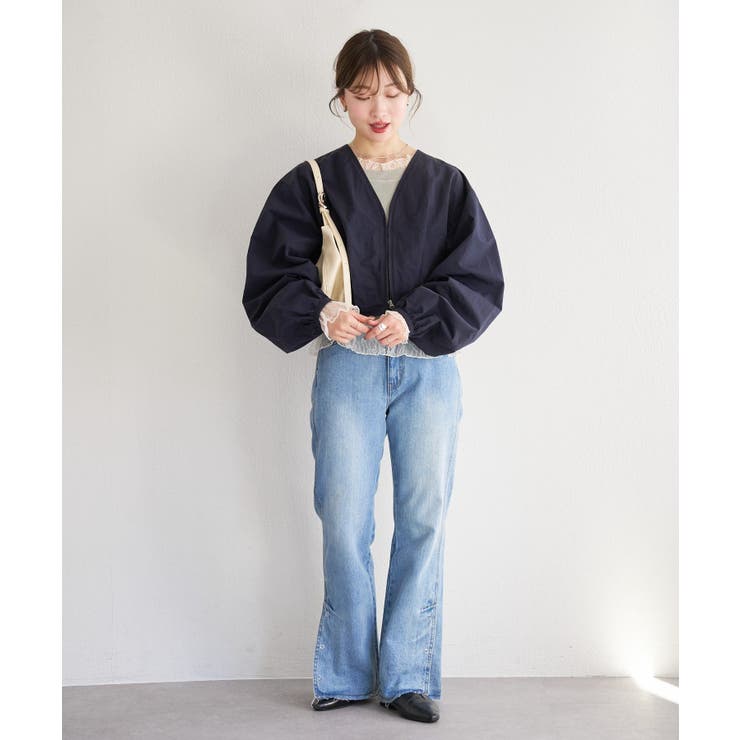 【Kastane】B ナイロンノーカラーブルゾン | PAL GROUP OUTLET | 詳細画像34 