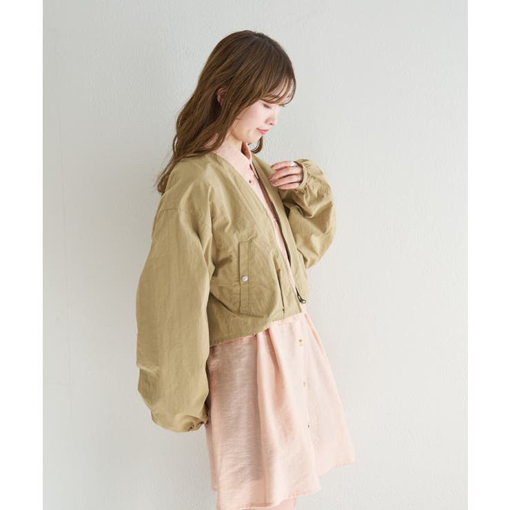 【Kastane】B ナイロンノーカラーブルゾン | PAL GROUP OUTLET | 詳細画像4 