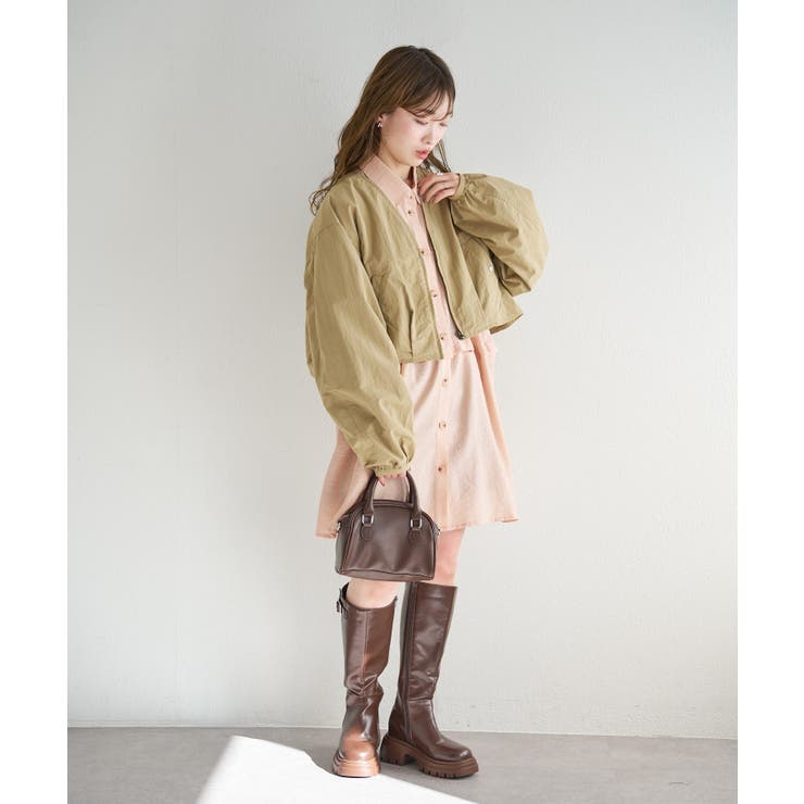 【Kastane】B ナイロンノーカラーブルゾン | PAL GROUP OUTLET | 詳細画像8 