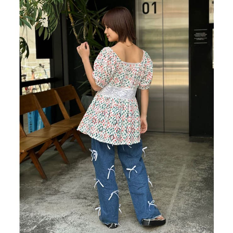 【Ciaopanic】H.S刺繍プリントレースチュニックワンピ | PAL GROUP OUTLET | 詳細画像10 