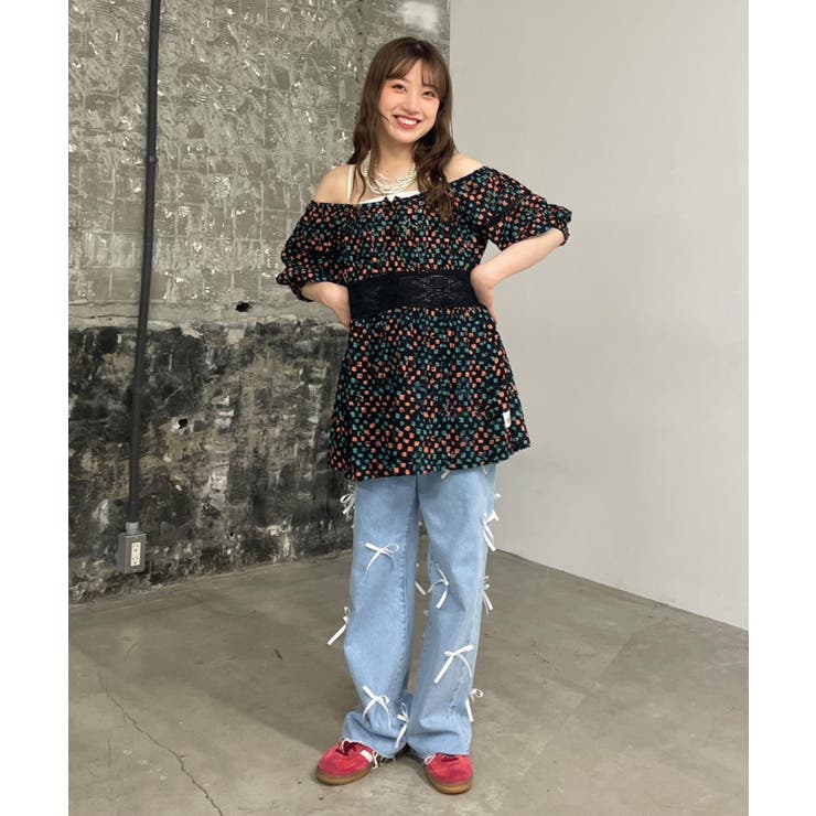 【Ciaopanic】H.S刺繍プリントレースチュニックワンピ | PAL GROUP OUTLET | 詳細画像2 