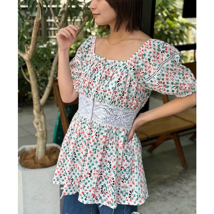 【Ciaopanic】H.S刺繍プリントレースチュニックワンピ | PAL GROUP OUTLET | 詳細画像3 