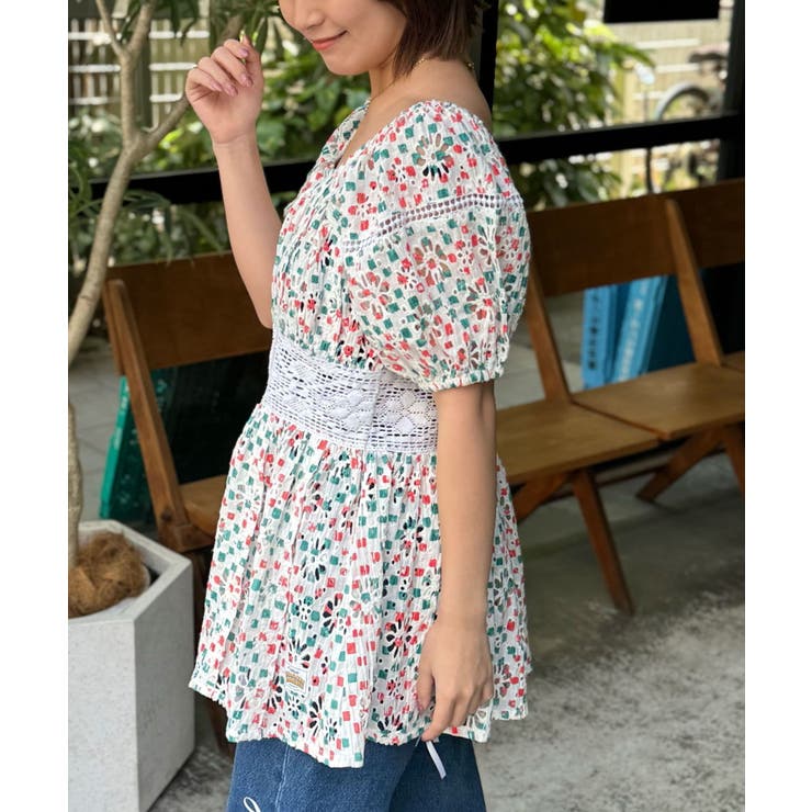 【Ciaopanic】H.S刺繍プリントレースチュニックワンピ | PAL GROUP OUTLET | 詳細画像4 