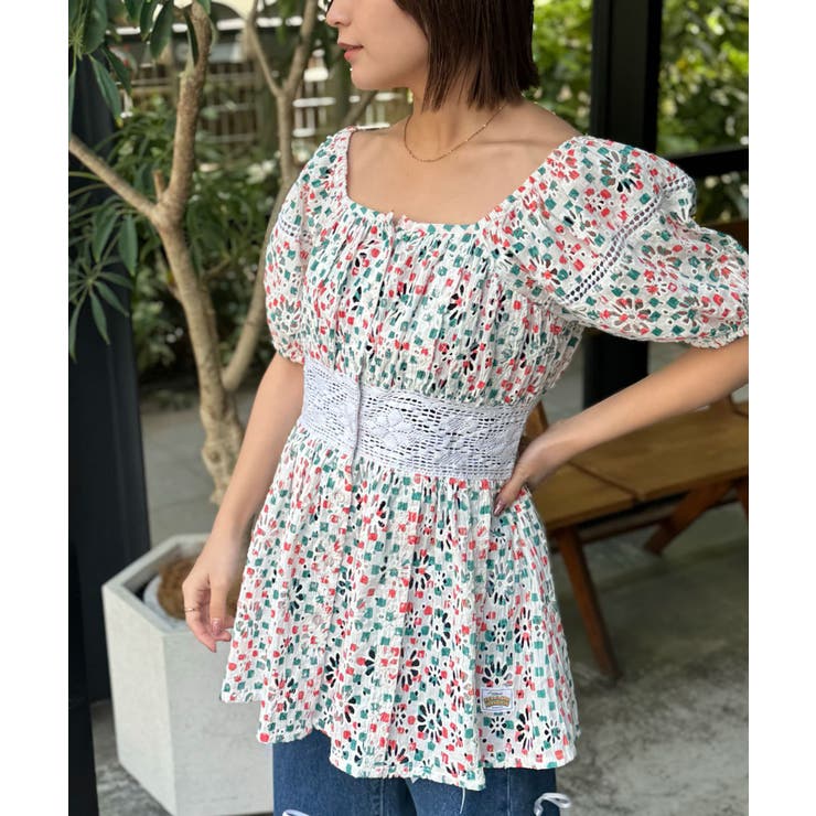 【Ciaopanic】H.S刺繍プリントレースチュニックワンピ | PAL GROUP OUTLET | 詳細画像5 