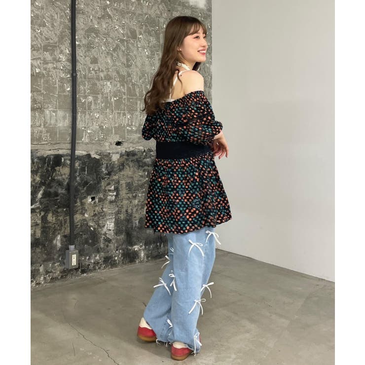 【Ciaopanic】H.S刺繍プリントレースチュニックワンピ | PAL GROUP OUTLET | 詳細画像13 