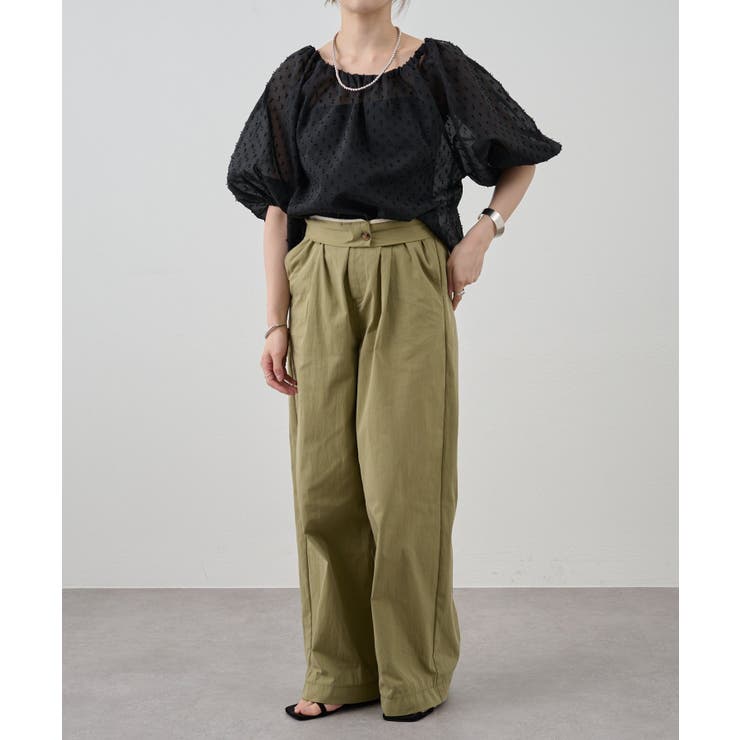 【SHENERY】ドビーブラウス | PAL GROUP OUTLET | 詳細画像3 