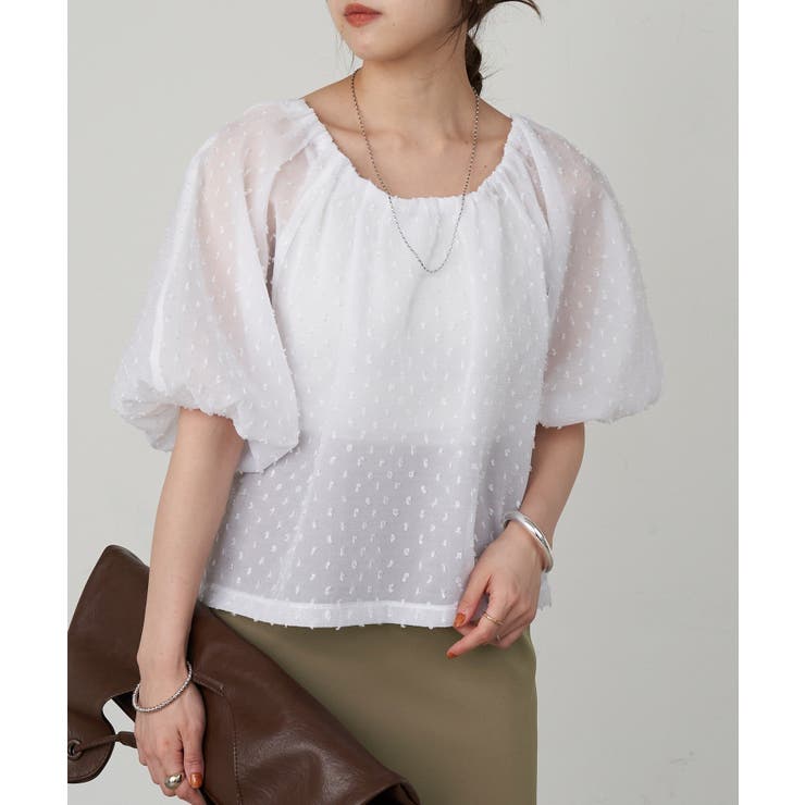 OFF | 【SHENERY】ドビーブラウス | PAL GROUP OUTLET