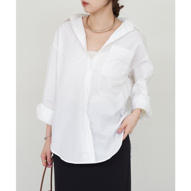 【SHENERY】シルキータッチオーバーシャツ | PAL GROUP OUTLET | 詳細画像10 