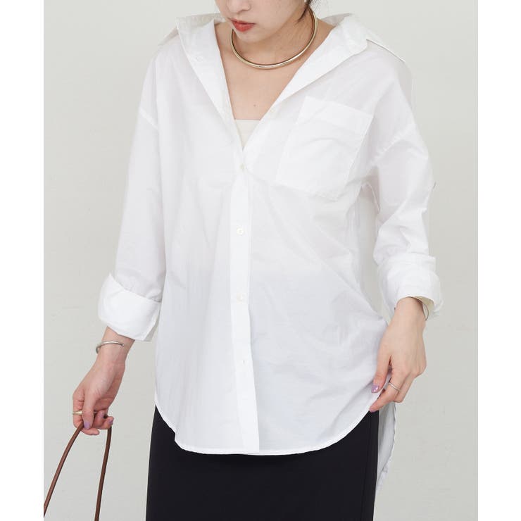 【SHENERY】シルキータッチオーバーシャツ | PAL GROUP OUTLET | 詳細画像12 