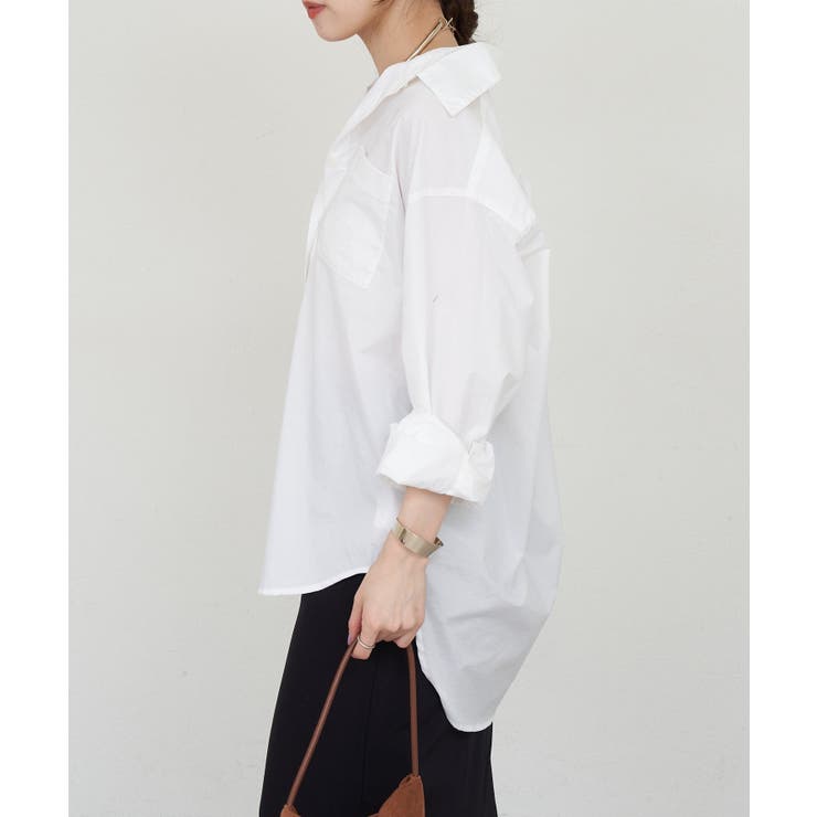 【SHENERY】シルキータッチオーバーシャツ | PAL GROUP OUTLET | 詳細画像14 